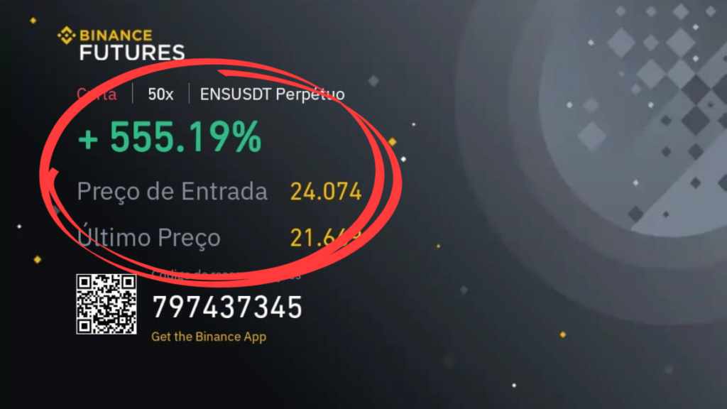 Porcentagem Lucro Binance